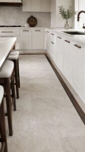 Outline the Cabinet Run With Dark Timber
