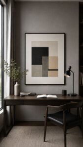 Oversized Print Study With Graphic Inspiration