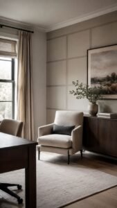 Paint a Framed Grid Inside Wall Panels