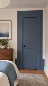 Painted Door Portal With Color Beyond the Walls