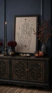 Palmistry Linen Panel
