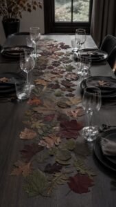 Pressed Leaf Table Runner