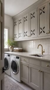 Repeat One Cutout Motif Across Upper Doors