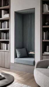 Ribbed Felt Reading Niches