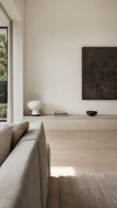Run a Low Plinth Behind the Sofa