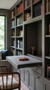 Slide Out a Felt Lined Writing Surface