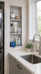 Store Treatment Supplies in a Shallow Shelf