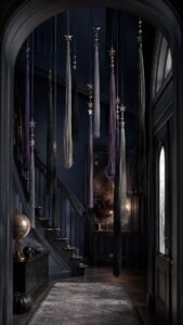 Suspended Comet Tassels