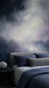 Thundercloud Watercolor Wall