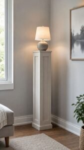 Turn a Tall Column Into a Lamp Base