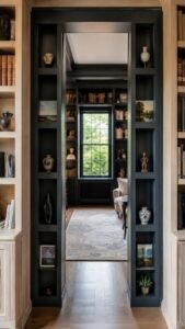 Turn the Inner Jambs Into Display Niches
