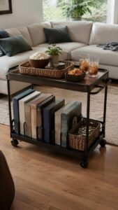 Turn the Lower Shelf Into a Game Library