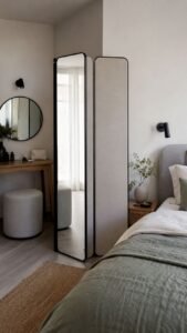 Turn the Reverse Side Into a Full Length Mirror