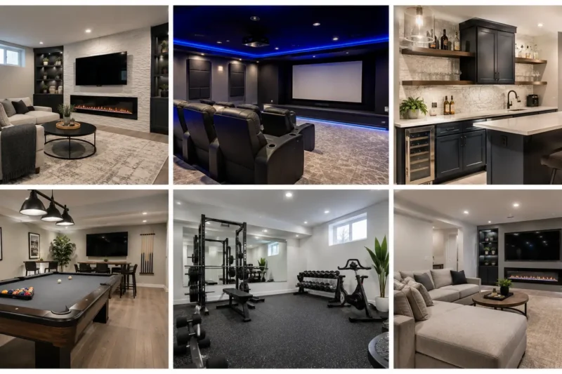 Basement Design Ideas That Feel Architectural and Lived In