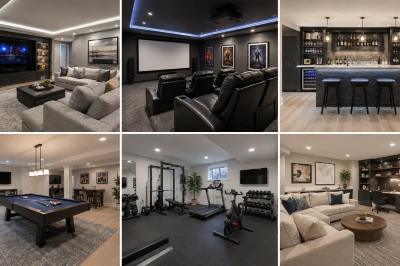 Basement Ideas That Turn the Lower Level Into Useful Living Space